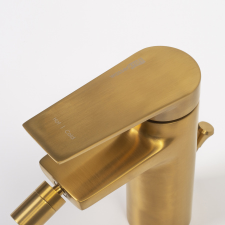 Смеситель для биде WasserKraft Aisch 5506 золото матовое